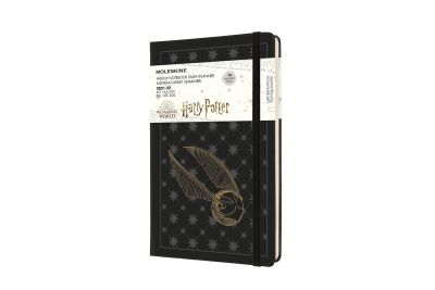 Moleskine Ltd. Ed. Harry Potter 2022 18-Month Weekly Large Hardcover Notebook: Black