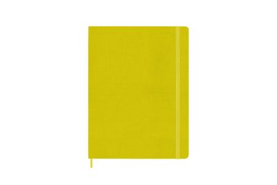 Moleskine Extra Large Ruled Hardcover Silk Notebook: Hay Yellow