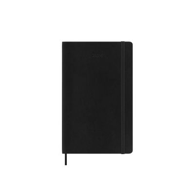 Moleskine 2024 12-Month Weekly Large Softcover Notebook: Black