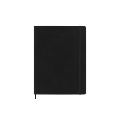 Moleskine 2024 12-Month Monthly XL Softcover Notebook: Black