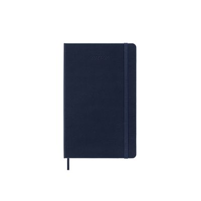 Moleskine 2024 18-Month Weekly Large Hardcover Notebook: Sapphire Blue
