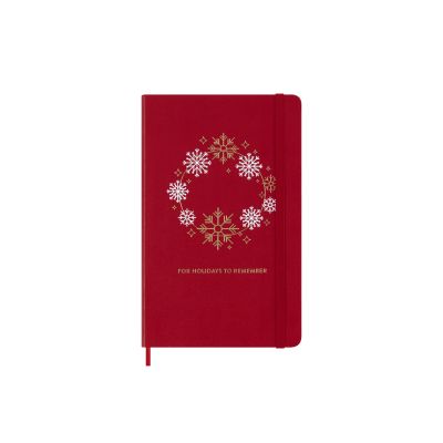Moleskine Holiday Large Ruled Notebook: Scarlet Red
