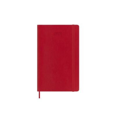 Moleskine 2026 12-Month Weekly Large Softcover Notebook: Scarlet Red