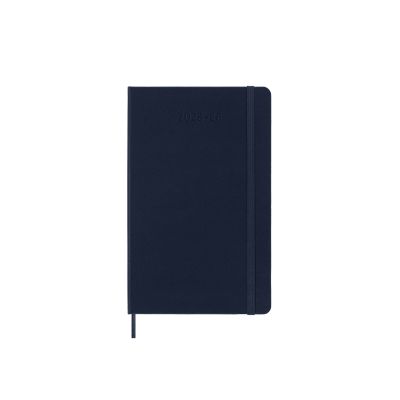 Moleskine 2026 18-Month Weekly Large Hardcover Notebook: Sapphire Blue