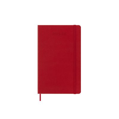 Moleskine 2026 18-Month Weekly Large Hardcover Notebook: Scarlet Red