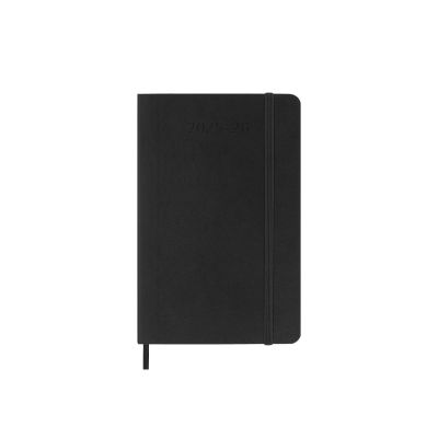 Moleskine 2026 18-Month Weekly Pocket Softcover Notebook: Black