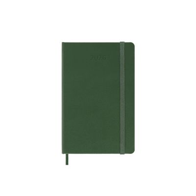 Moleskine 2026 12-Month Weekly Pocket Hardcover Notebook: Myrtle Green