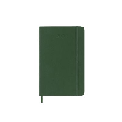 Moleskine 2026 12-Month Weekly Pocket Softcover Notebook: Myrtle Green