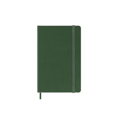 Moleskine 2026 12-Month Daily Pocket Hardcover Notebook: Myrtle Green