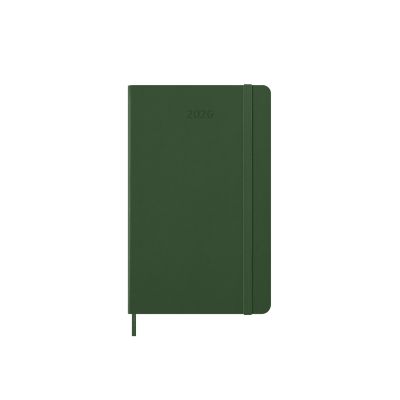 Moleskine 2026 12-Month Daily Large Hardcover Notebook: Myrtle Green