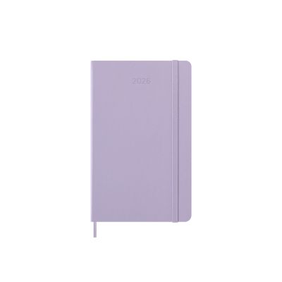 Moleskine 2026 12-Month Daily Large Hardcover Notebook: Pastel Lilac