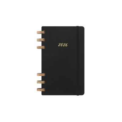 Moleskine 2026 12-Month Large Softcover Spiral Planner: Black