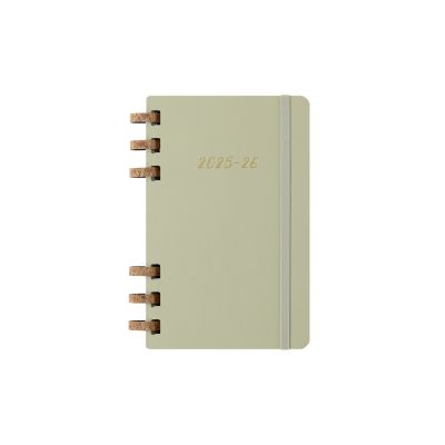 Moleskine 2026 12-Month Large Hardcover Academic Spiral Planner: Kiwi