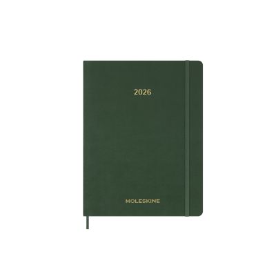 Moleskine 2026 13-Month Essential XXL Weekly Vertical Planner: Myrtle Green