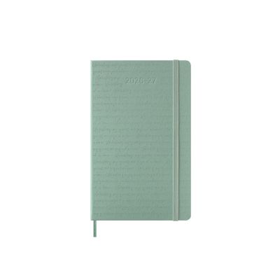 Moleskine 2027 18-Month Weekly Large Hardcover Notebook: Sage Green