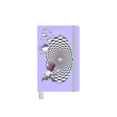 Moleskine Ltd. Ed. Alice in Wonderland 2027 18-Month Weekly Large Hardcover Notebook