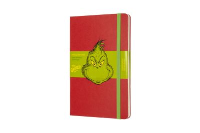 Moleskine Dr. Seuss The Grinch Limited Edition Red Large Ruled Notebook Hard