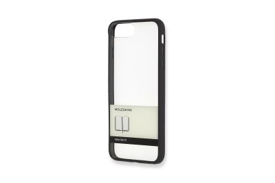 Moleskine Transparent Elastic Hard Case iPhone 7 Plus Black