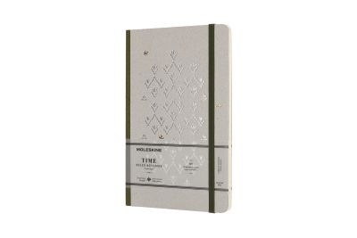 Moleskine Time Notebook Limited Collection Green Large Ruled Notebook Hard