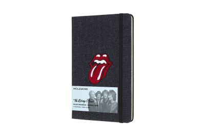 Moleskine Rolling Stones Limited Edition Denim Large Ruled Notebook Hard