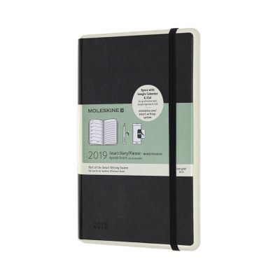 2019 Moleskine Paper Tablet Notebook Black Large Weekly 12-month Diary