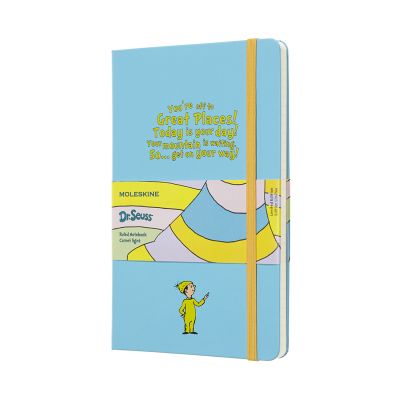 Moleskine Dr Seuss Blue Limited Edition Notebook Large Ruled