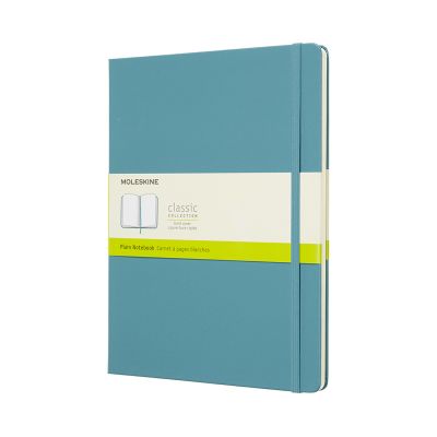 Moleskine Reef Blue Notebook Extra Large Plain Hard