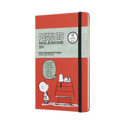 2019 Moleskine Peanuts Limited Edition Notebook Blue Large Weekly 12-month Diary