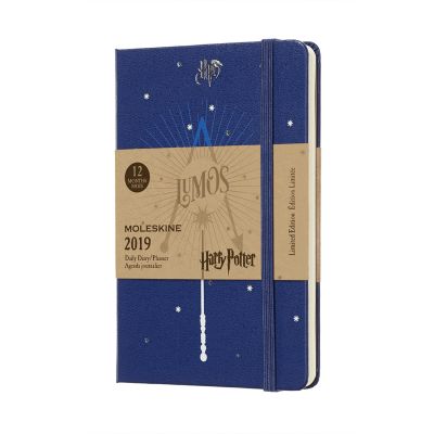 2019 Moleskine Harry Potter Limited Edition Notebook Blue Pocket Weekly 12-month Diary