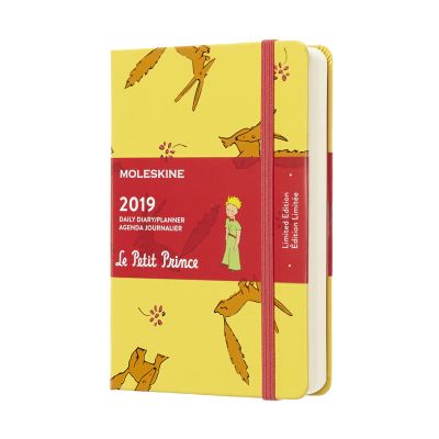 2019 Moleskine Petit Prince Limited Edition Notebook Yellow Pocket Daily 12-month Diary