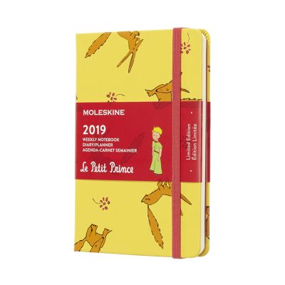 2019 Moleskine Petit Prince Limited Edition Notebook Yellow Pocket Weekly 12-month Diary