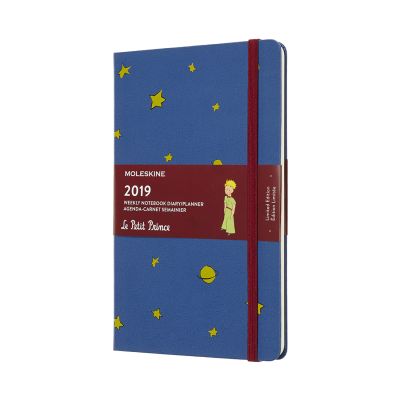 2019 Moleskine Petit Prince Limited Edition Notebook Blue Large Weekly 12-month Diary
