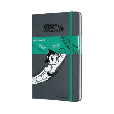 Limited Edition Notebook Astro Boy Large Ruled Dark Grey