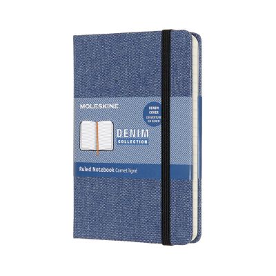 Limited Collection Notebook Denim Pocket Ruled Antwerp Blue