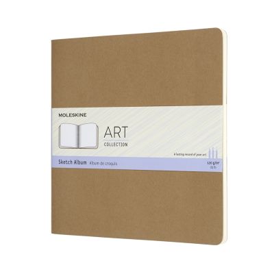 Moleskine Art Square Sketch Album: Kraft Brown
