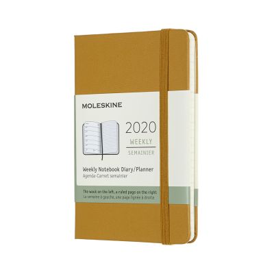 Moleskine 2020 12-month Pocket Weekly Hardcover Diary: Ripe Yellow