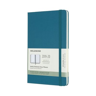 Moleskine 2020 18-Month Large Weekly Hardcover Diary: Magnetic Green