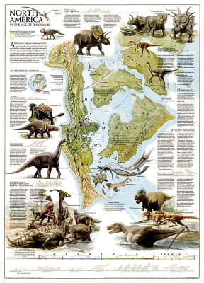 Dinosaurs of North America, tubed