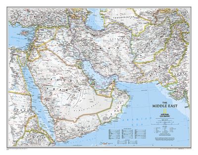 Middle East, laminated