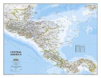 Central America Classic, laminated