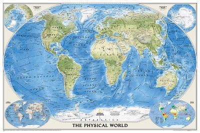 World Physical, enlarged &, tubed