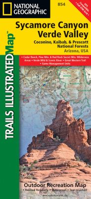 Sycamore Canyon & Verde Valley Wildnerness Areas, Coconino, Kaibab, & Prescott National Forests