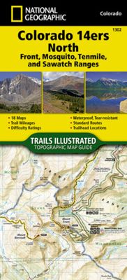 Colorado 14ers North [Sawatch, Mosquito, and Front Ranges] Adventure Map