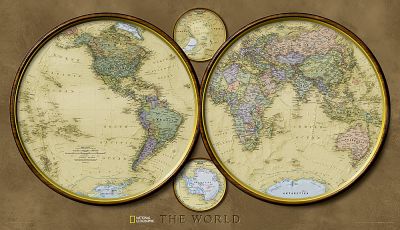 World Hemispheres, tubed