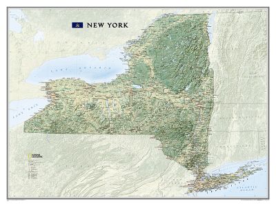 New York, laminated