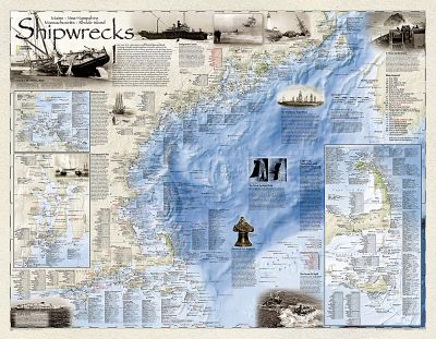 Shipwrecks of the Northeast, laminated