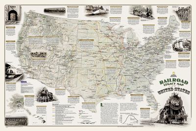 America's Scenic Railways - Laminated