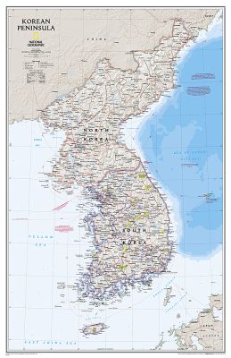 Korean Peninsula, laminated