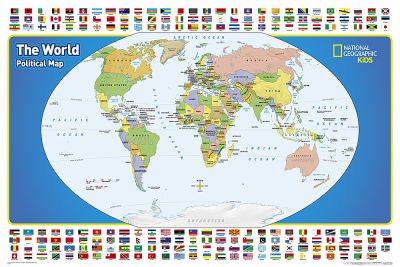 World for Kids, The, Poster Sized, Laminated
