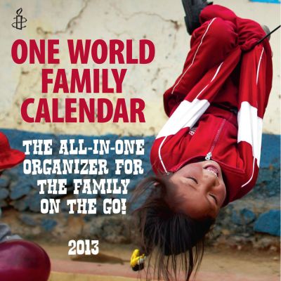 2013 Amnesty One World Family Calendar